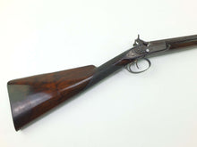 Load image into Gallery viewer, Cased Double Barrelled Percussion Sporting Gun by Joseph Manton. SN 8733