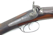 Load image into Gallery viewer, Double Barrel Percussion Sporting Gun by John Probin, fine, cased. SN 8930