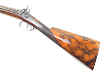 Load image into Gallery viewer, Double Barrel Percussion Sporting Gun by John Probin, fine, cased. SN 8930