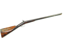 Load image into Gallery viewer, Double Barrel Percussion Sporting Gun by John Probin, fine, cased. SN 8930