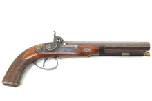 Load image into Gallery viewer, Percussion Target or Duelling Pistols by Joseph Manton, fine rare cased pair. SN 8950