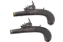 Load image into Gallery viewer, Percussion Top Hat Pistols, Very Fine Cased Pair. SN 8822