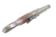 Load image into Gallery viewer, Magazine In Butt Percussion Travelling Pistol by W & J Rigby. SN 8951
