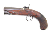 Load image into Gallery viewer, Magazine In Butt Percussion Travelling Pistol by W & J Rigby. SN 8951