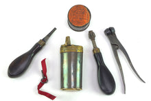 Load image into Gallery viewer, Percussion Turnover Pistols by Isaac Riviere, Fine Cased Pair. SN 8985