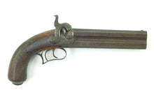 Load image into Gallery viewer, Percussion Over & Under Pistol by J. Egg.  SN 8707
