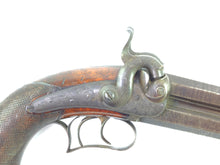 Load image into Gallery viewer, Percussion Over & Under Pistol by J. Egg.  SN 8707
