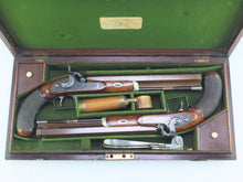 Load image into Gallery viewer, Percussion Target Pistols by William Mills. SN 8672