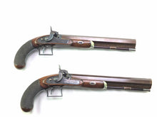 Load image into Gallery viewer, Percussion Target Pistols by William Mills. SN 8672