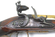 Load image into Gallery viewer, Flintlock Pillow Blunderbuss by Edward Bond Brass Barrelled, very fine, near mint. SN 8960