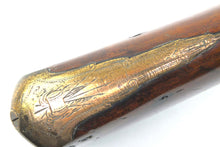 Load image into Gallery viewer, Flintlock Pillow Blunderbuss by Edward Bond Brass Barrelled, very fine, near mint. SN 8960