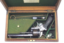 Load image into Gallery viewer, Pinfire 11mm Lefaucheux Revolver Retailed by the London Armoury Company, cased. SN 8841