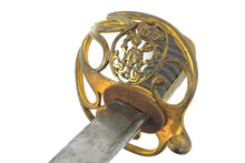 Load image into Gallery viewer, 1822 Pattern Infantry Officers Pipe Back Sword, rare example. SN 8828