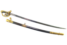 Load image into Gallery viewer, 1822 Pattern Infantry Officers Pipe Back Sword, rare example. SN 8828