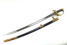 Load image into Gallery viewer, 1822 Pattern Infantry Officers Pipe Back Sword, rare example. SN 8828