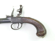 Load image into Gallery viewer, Rifled Pair of Queen Anne Boxlock Cannon Barrel Holster Pistols by T Richards. SN 8640