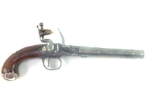 Load image into Gallery viewer, Flintlock Queen Anne Pistols by Griffin and Tow of London, a very fine cased pair. SN 8751