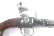 Load image into Gallery viewer, Flintlock Queen Anne Pistols by Griffin and Tow of London, a very fine cased pair. SN 8751