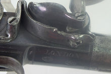 Load image into Gallery viewer, Flintlock Queen Anne Pistols by Griffin and Tow of London, a very fine cased pair. SN 8751