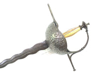 Load image into Gallery viewer, Spanish Cup Hilt Rapier with Flamboyant Blade, rare & very fine. SN 9029
