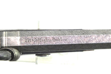Load image into Gallery viewer, Saw Handled Percussion Duelling Pistols by W. & J. Rigby, very fine cased pair. SN 8896