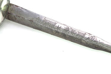 Load image into Gallery viewer, Irish Silver Hilted Small Sword with Scabbard, very fine. SN 8983