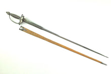 Load image into Gallery viewer, Irish Silver Hilted Small Sword with Scabbard, very fine. SN 8983