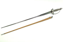 Load image into Gallery viewer, Irish Silver Hilted Small Sword with Scabbard, very fine. SN 8983