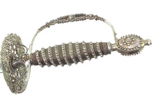 Load image into Gallery viewer, Small Sword English Cut Steel Hilt made at Woodstock, very fine & rare. SN 8976