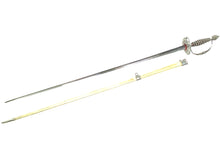 Load image into Gallery viewer, Small Sword English Cut Steel Hilt made at Woodstock, very fine & rare. SN 8976