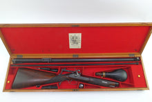 Load image into Gallery viewer, Sporting Match Percussion Rifle .451 by John Dickson & Son with Barrel by James McCririck Ayr, fine, cased. SN X2058