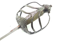 Load image into Gallery viewer, Officers Mortuary Hilted Back Sword, fine, English Civil War. SN 8935