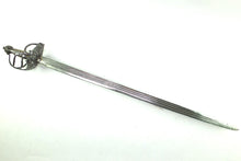 Load image into Gallery viewer, Officers Mortuary Hilted Back Sword, fine, English Civil War. SN 8935