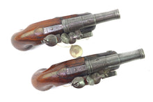 Load image into Gallery viewer, Flintlock Toby Pistols by I. Backhouse, a Fine & Rare Pair. SN 8774