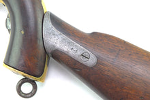 Load image into Gallery viewer, 1856 Pattern Yeomanry Rifled Percussion Cavalry Pistol with Shoulder Stock, rare. SN 8893