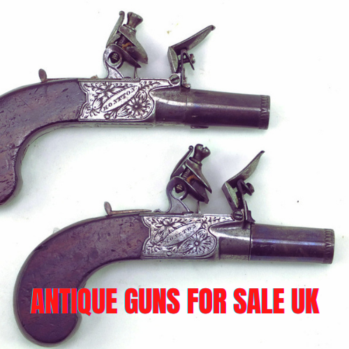 Antique Guns Musket Flintlock Pistols and Edged Weapons British Cavalry Swords UK for Sale