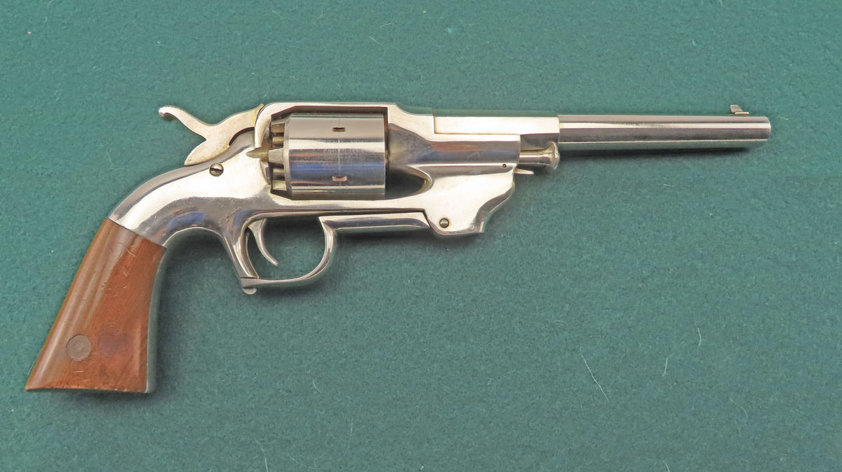 Allen & Wheelock Centre Hammer Nickle Plated Revolver. Ref X3552 – West ...
