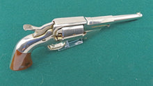 Load image into Gallery viewer, Allen &amp; Wheelock Centre Hammer Nickle Plated Revolver. Ref X3552

