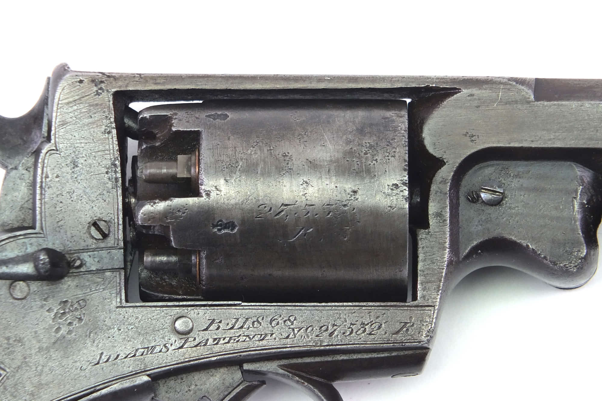 Adams Revolver Reproduction WD Beaumont Adams 54 Bore Percussion Revolver. SN X3075 – West Street ...
