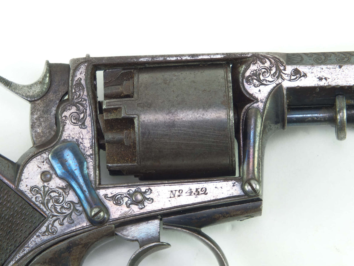 Adams Revolver Reproduction 5 Shot 120 Bore Beaumont Adams Patent Double Action Percussion Revolve ...
