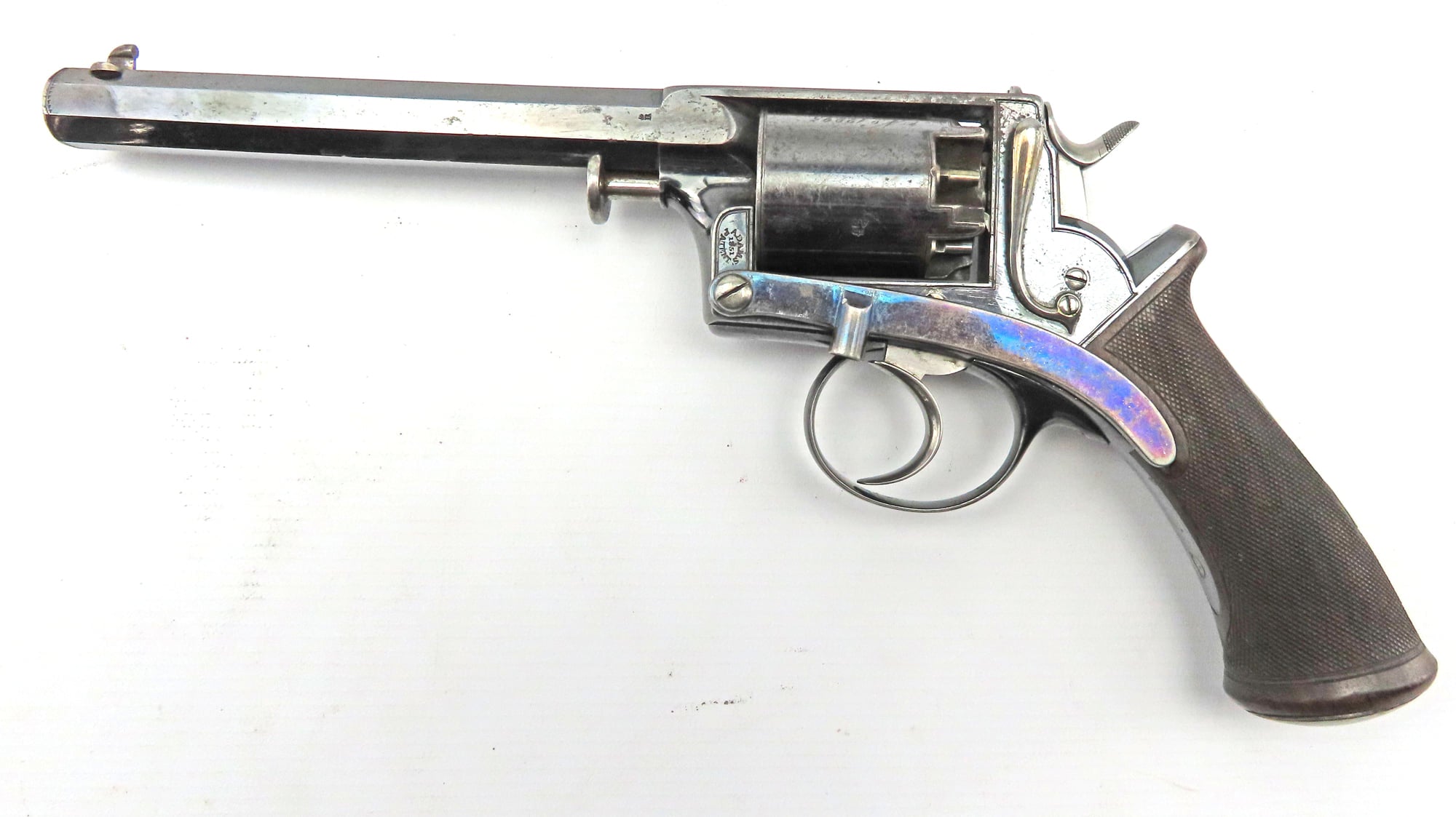 Adams Revolver Reproduction Percussion Beaumont Adams Revolver by Francotte, Early, Cased. Ref X34 ...