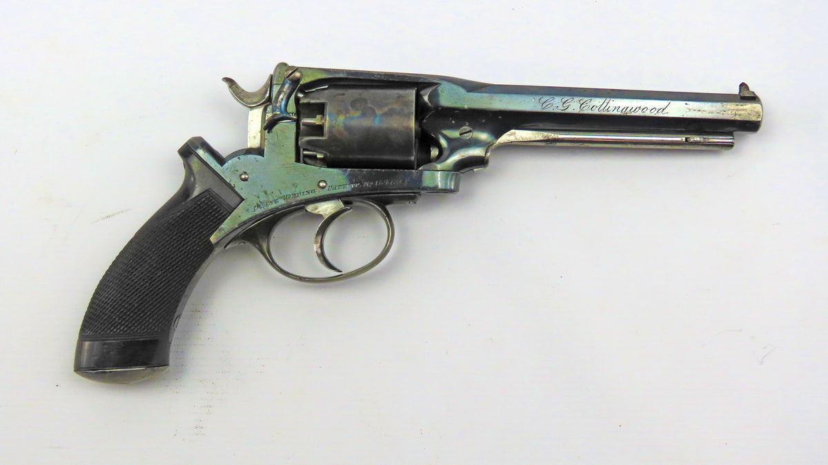 Deane Harding Double Action Percussion Revolver, Cased, Rare. Ref 9202 ...