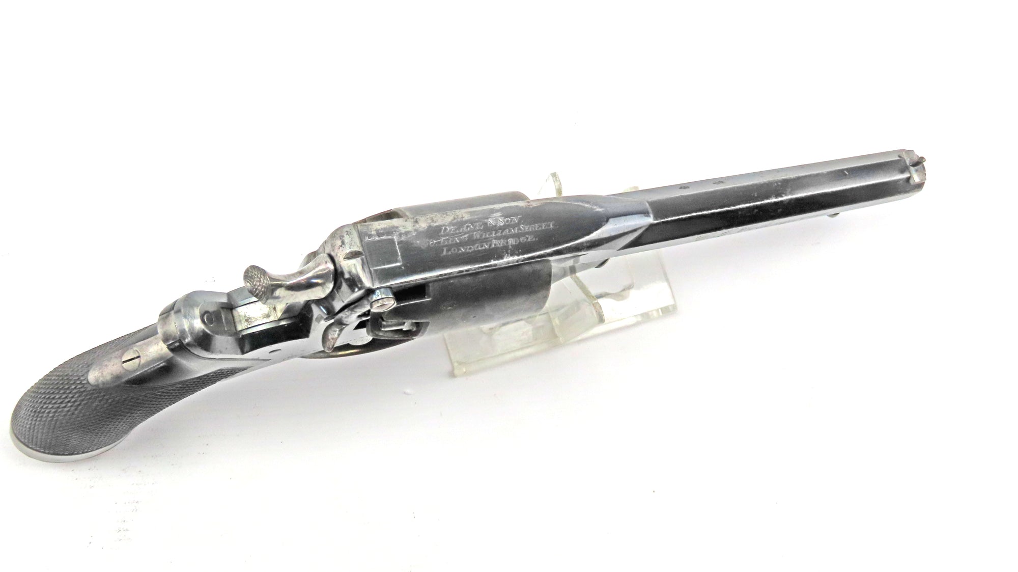 Deane Harding Double Action Percussion Revolver, Cased, Rare. Ref 9202 ...