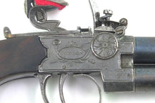 Load image into Gallery viewer, Double Barrelled Flintlock Tap Action Pocket Pistol. SN X2073
