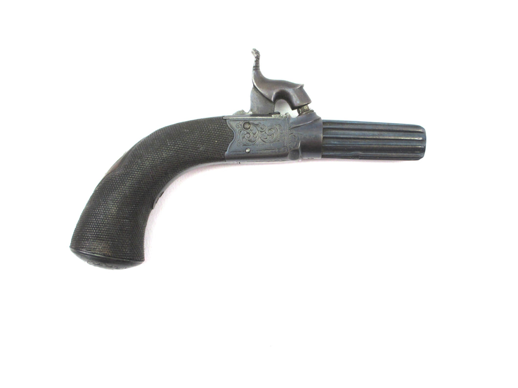 Durs Egg Percussion Muff Pistol, Fine. Ref 9175