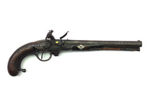 Load image into Gallery viewer, Ferguson Rifled Officers Holster Flintlock Pistol by Knubley, Very Rare. SN 9154
