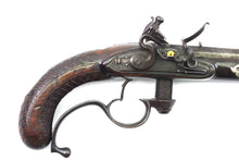 Load image into Gallery viewer, Ferguson Rifled Officers Holster Flintlock Pistol by Knubley, Very Rare. SN 9154
