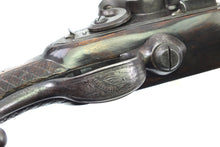 Load image into Gallery viewer, Ferguson Rifled Officers Holster Flintlock Pistol by Knubley, Very Rare. SN 9154
