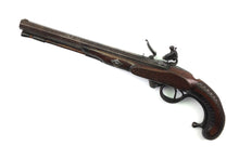 Load image into Gallery viewer, Ferguson Rifled Officers Holster Flintlock Pistol by Knubley, Very Rare. SN 9154
