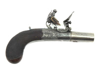 Load image into Gallery viewer, Flintlock Box-Lock Small Pocket Pistols by Samuel Henry Staudenmayer, London, Fine Cased Pair. SN 9095
